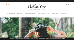 Desktop Screenshot of oiseaurose.com